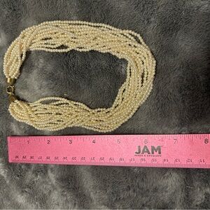 Vintage 16 strand mini peal necklace